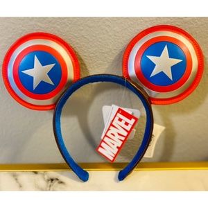 NWT Disney Marvel Captain America Minnie Ears Disney Parks